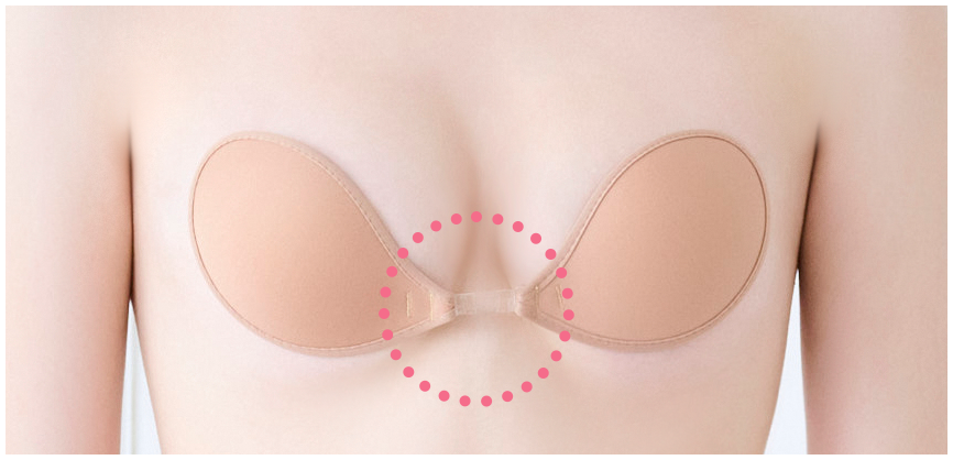 ヌーブラビーチの透明ホック