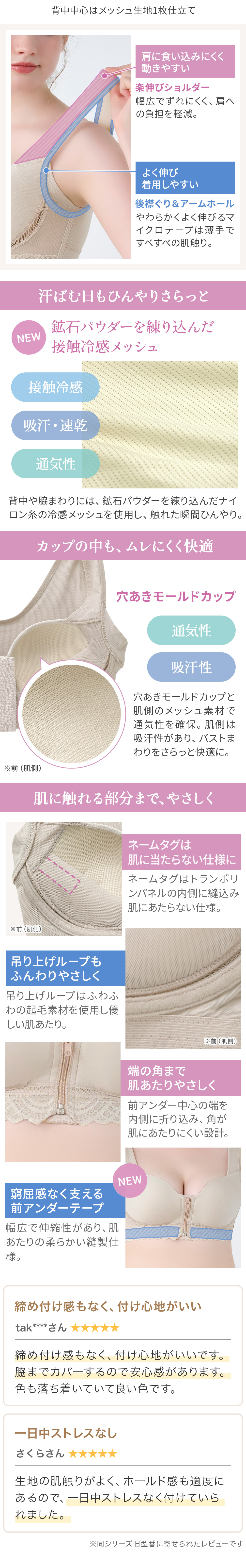 商品詳細。お客様の声