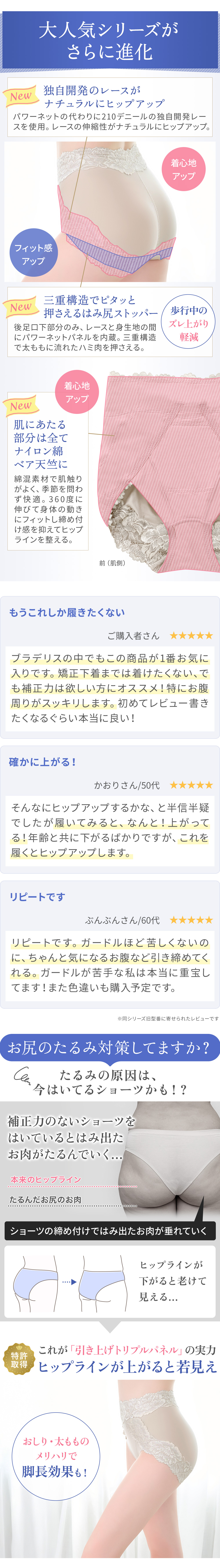 大人気シリーズがさらに進化。お客様の声
