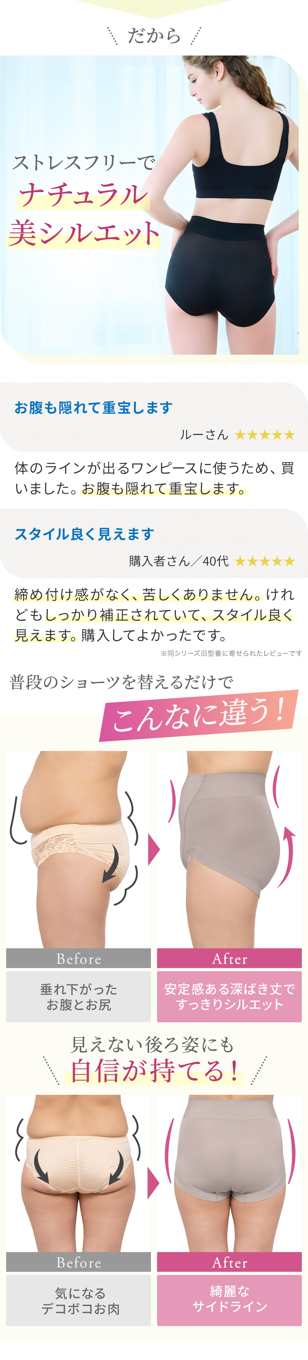 お客様の声。ビフォーアフター