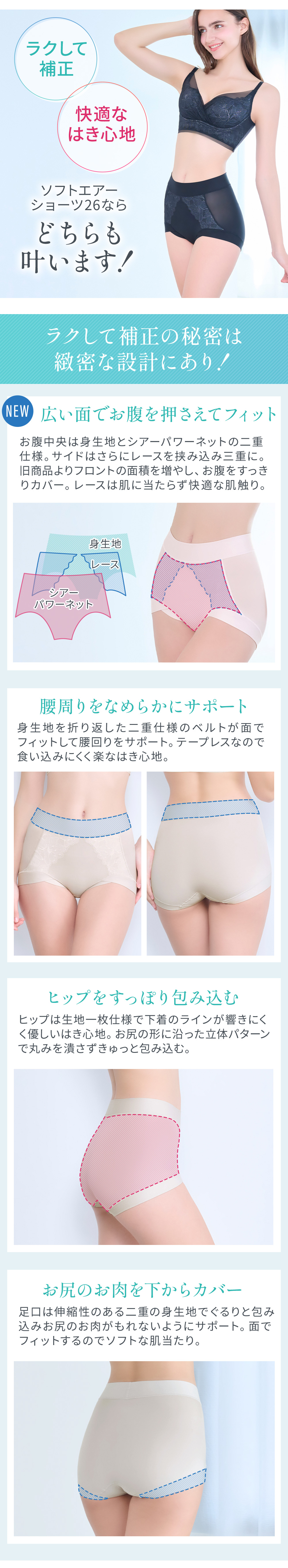 ラクして補正の秘密は緻密な設計にあり