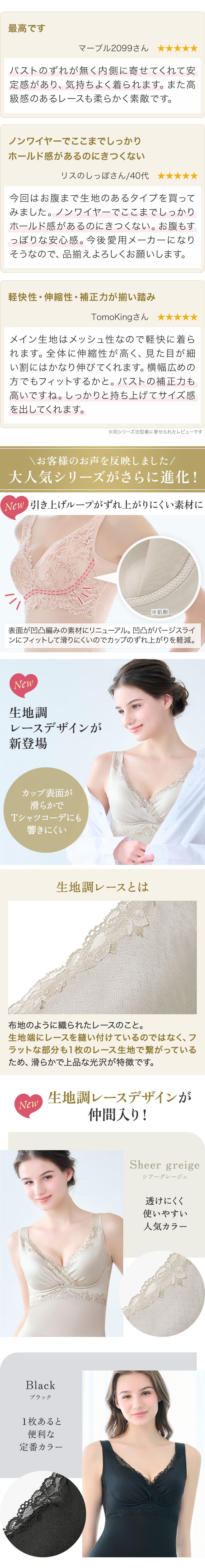 お客様の声。大人気シリーズがさらに進化！