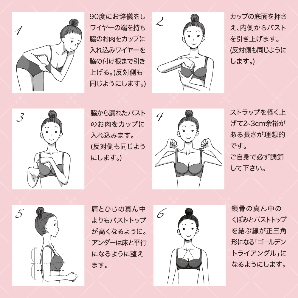 育乳ブラのサイズの測り方
