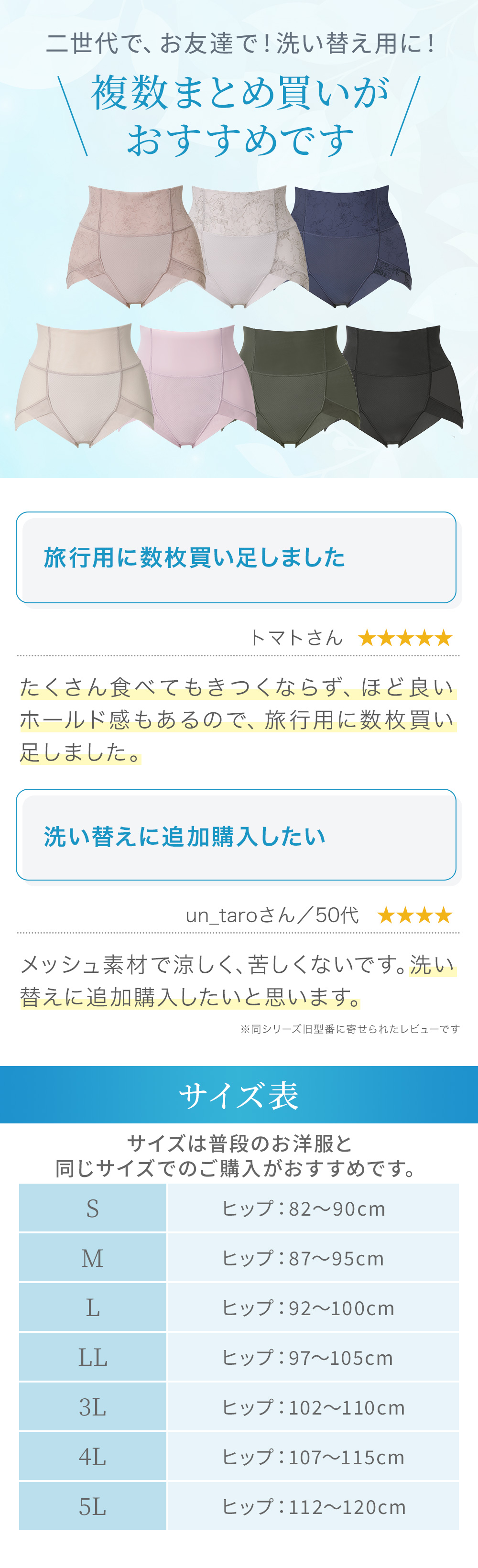 洗い替え用に複数枚のご購入もおすすめ。お客様の声。サイズ表