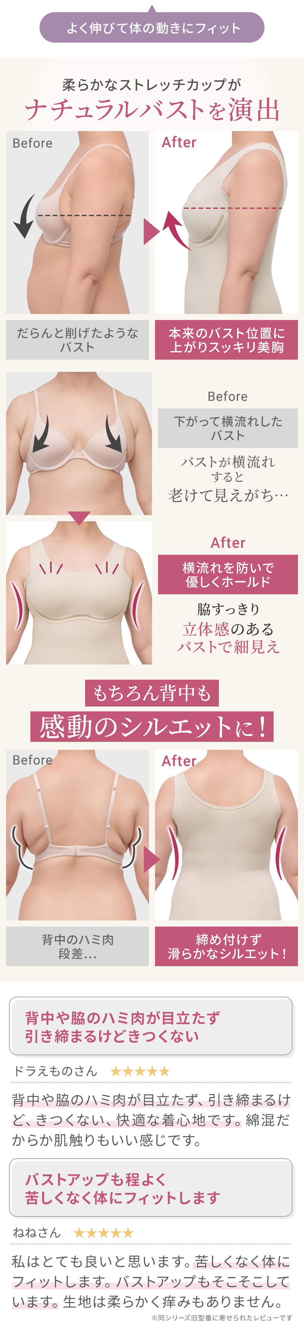 ビフォーアフター。お客様の声