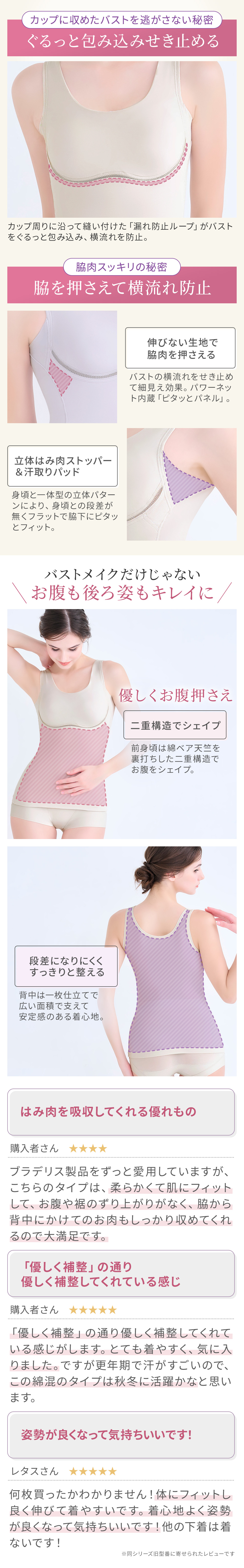 商品詳細。お客様の声