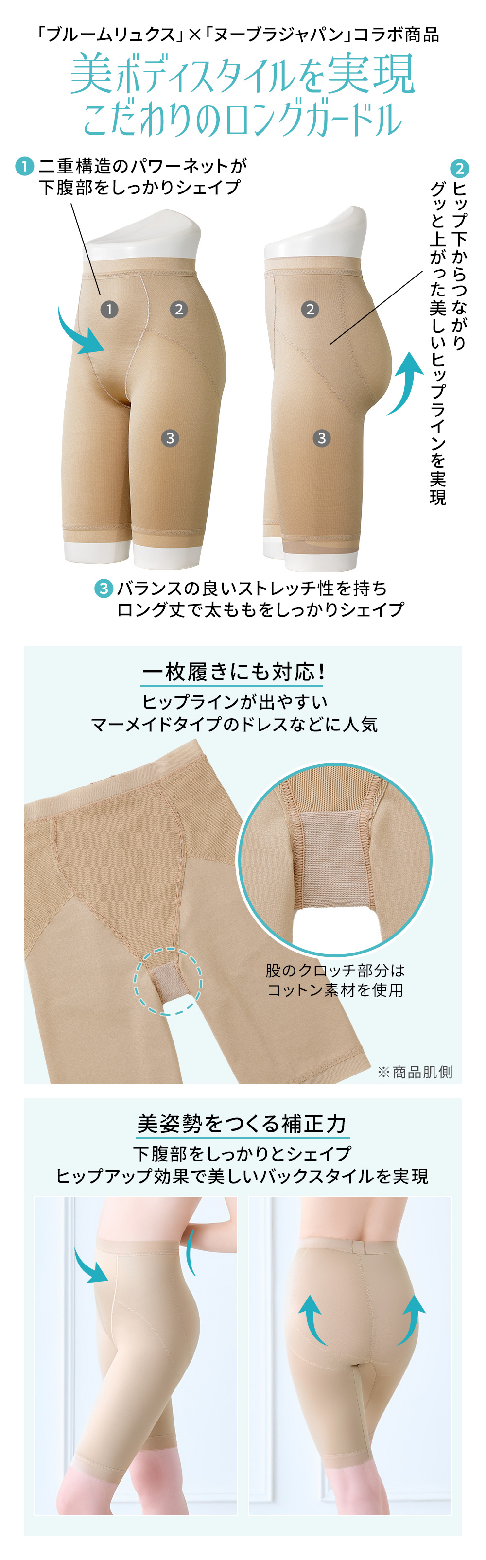 ロングガードルの特徴