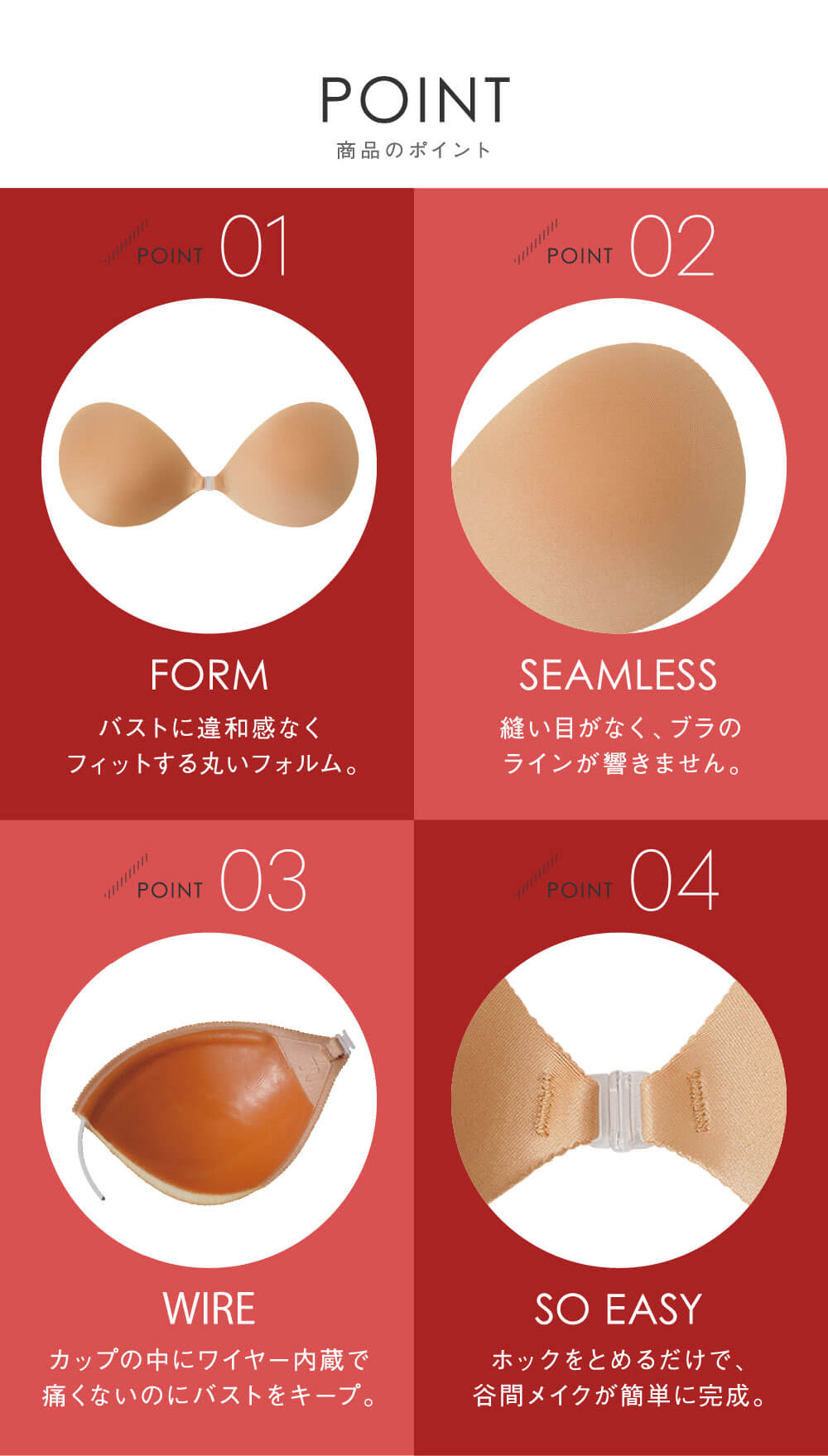 商品のポイント