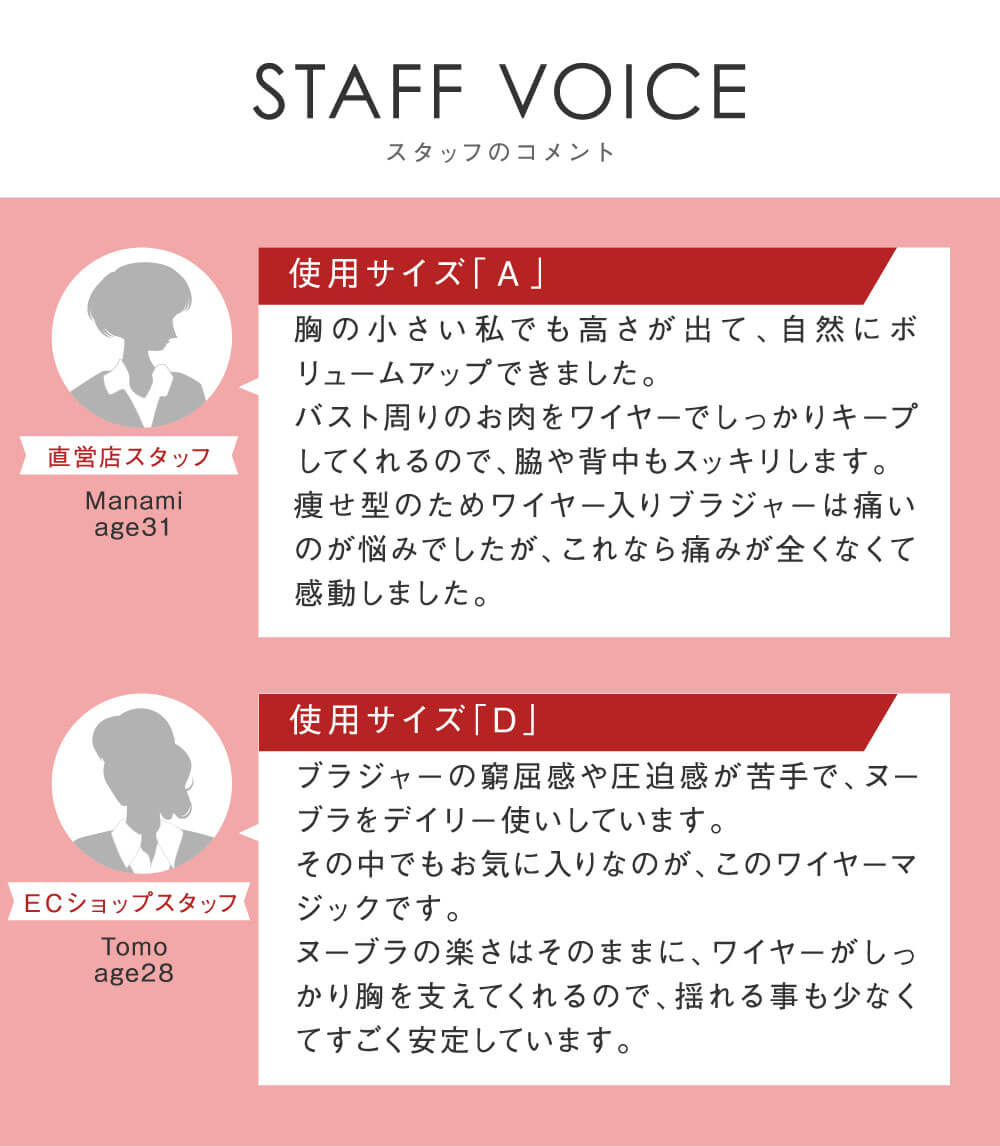 スタッフのコメント