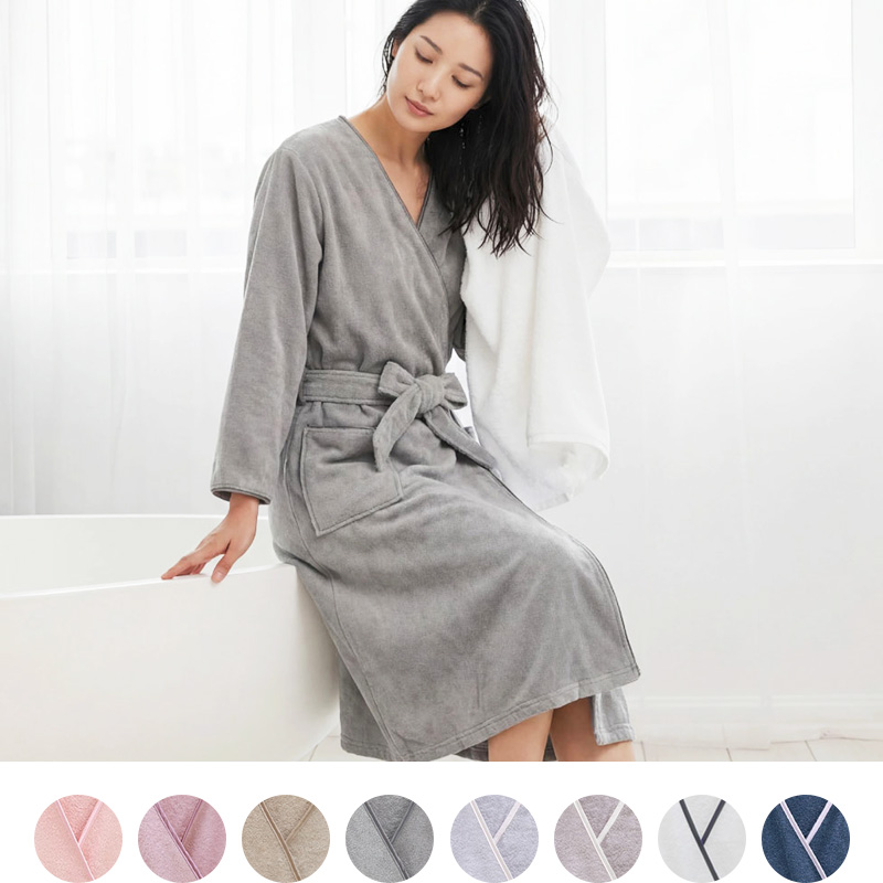 スフレfineタオル バスローブ