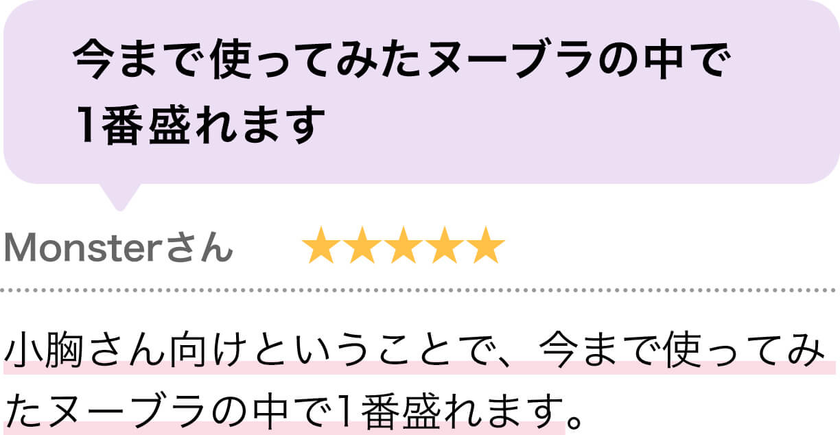 他店のヌーブラはもう使えません！
