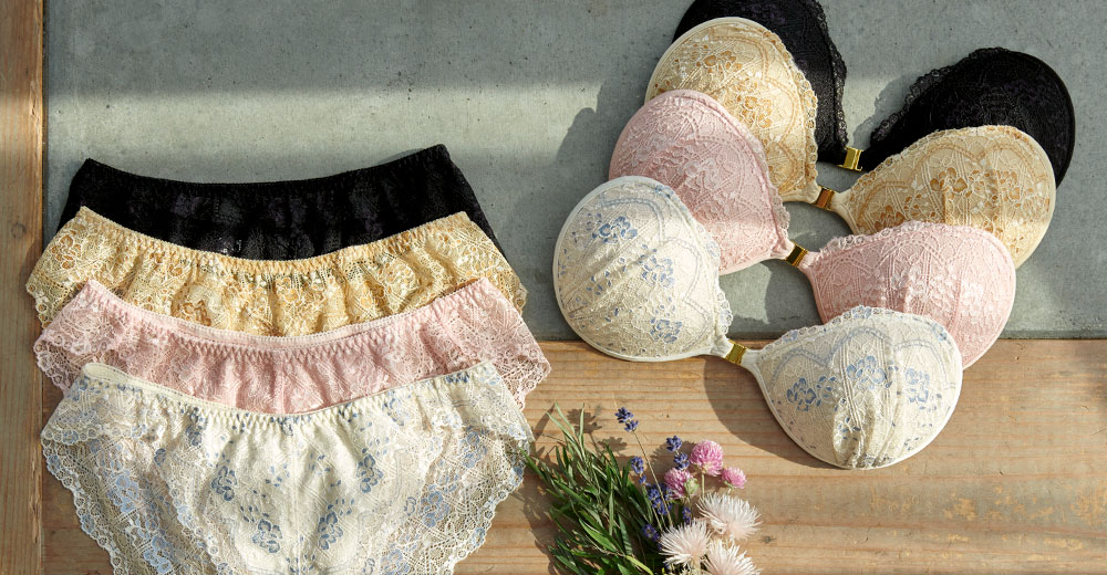 かわいいデザインのヌーブラコレクション