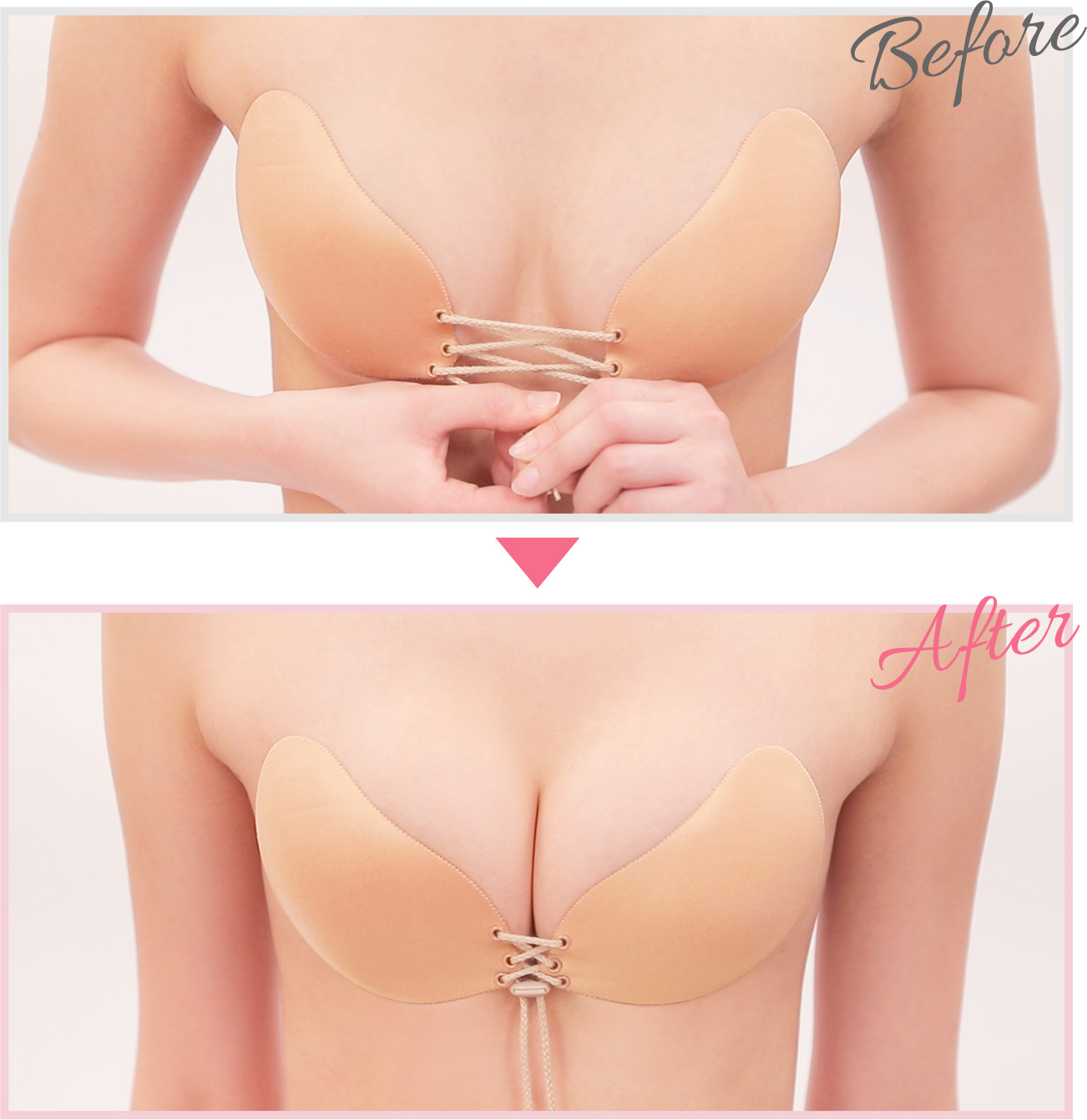 レースアップビフォアアフター