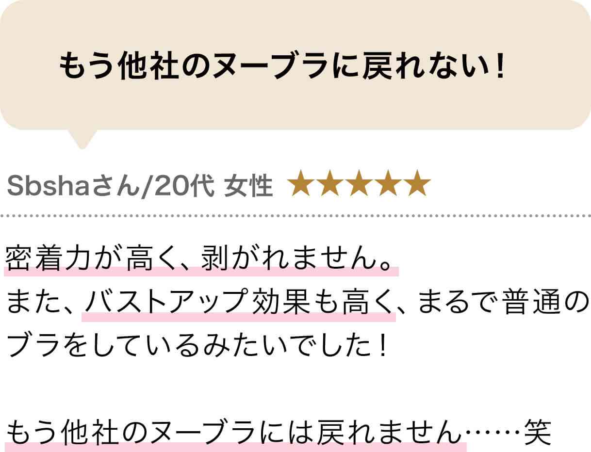 ヌーブラ選びで失敗したくない！そんな方はイージーフィットでおすすめです！