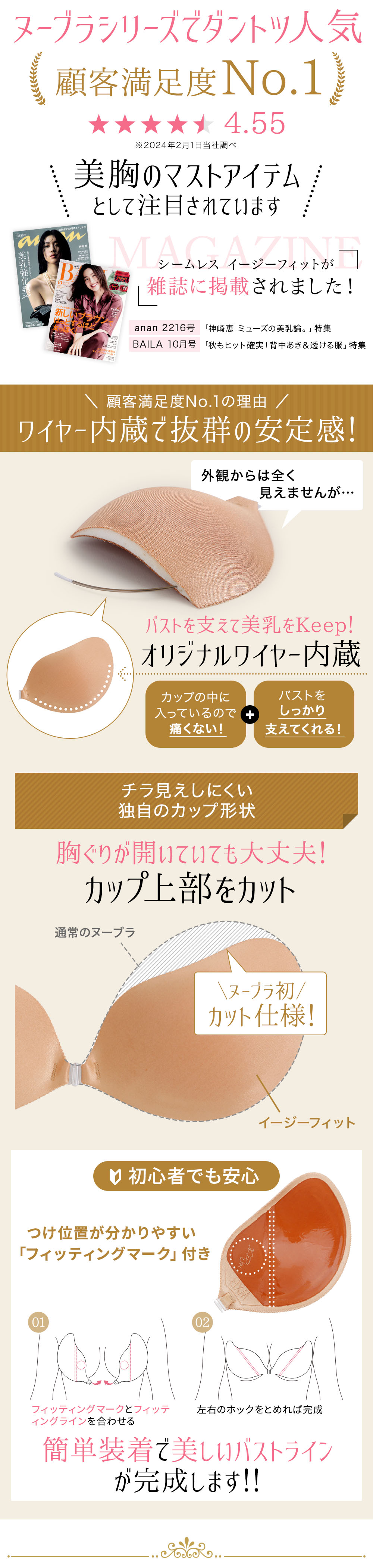 イージーフィットの特徴