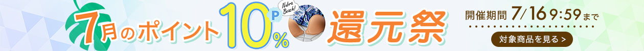 ポイント10％還元祭