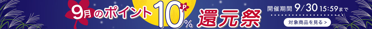 ポイント10％還元祭