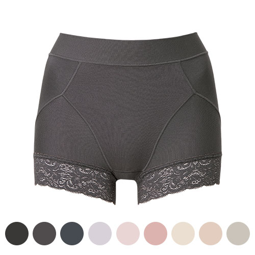 すっぽりフィット綿混一分丈ショーツ25