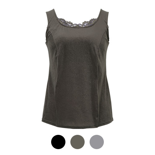 シャイニーベロアブラキャミ25