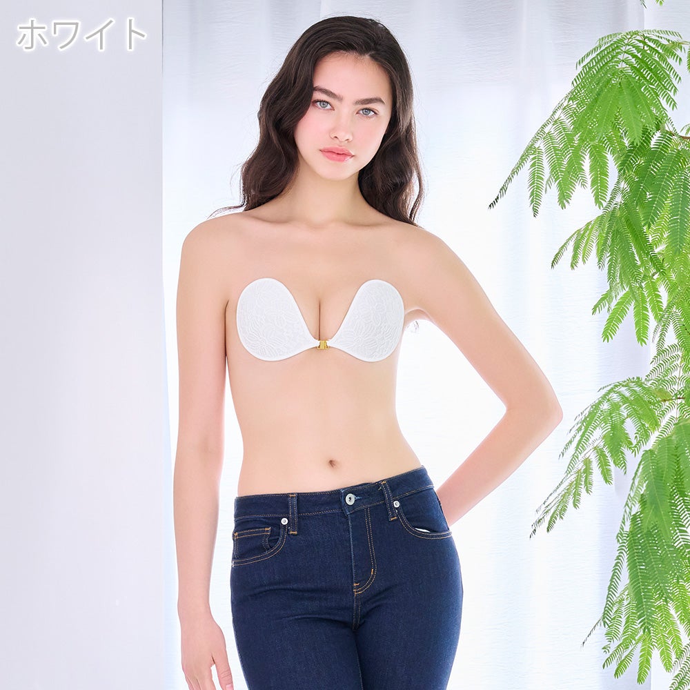 モデル着用　ホワイト