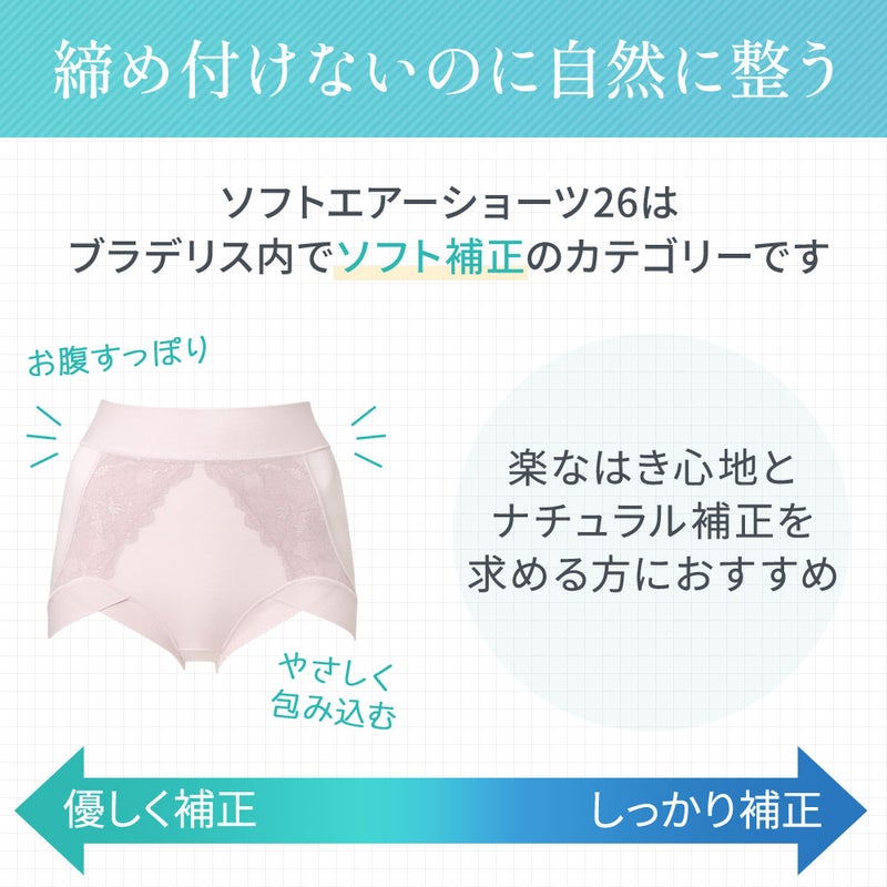締め付けないのに自然に整う